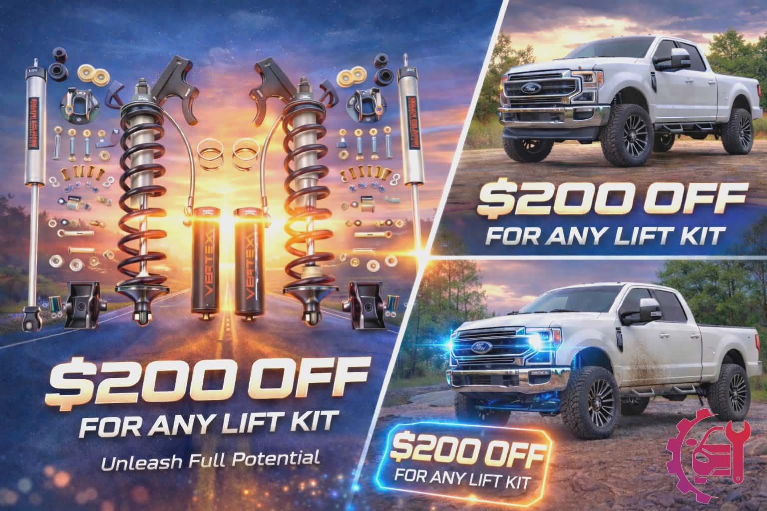 Lift kit special with $200 off